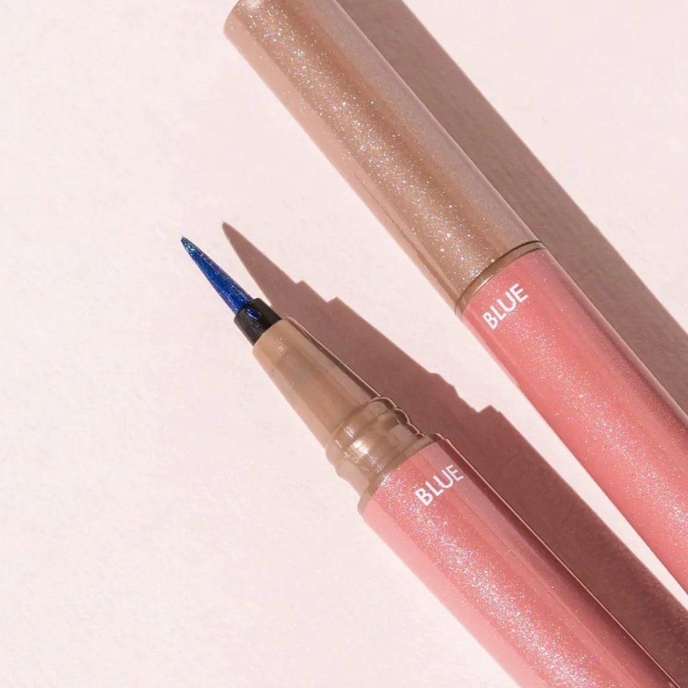 NIB Chella Dual Liquid Eyeliner in Pearl Dark Blue & Black - Picture 3 of 12